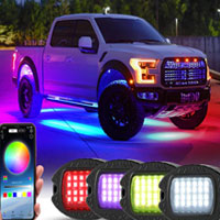 Newest! Rgbw Led Rock Lights Kit